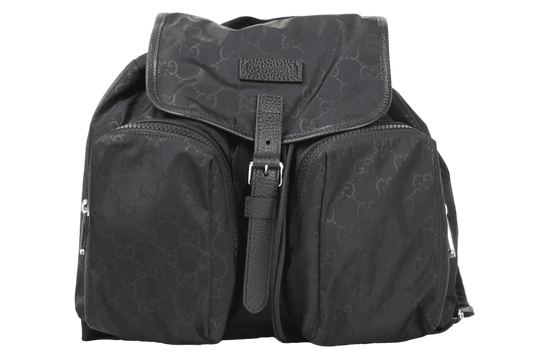 GUCCI GG NYLON RUGSACK BACKPACK 'BLACK'