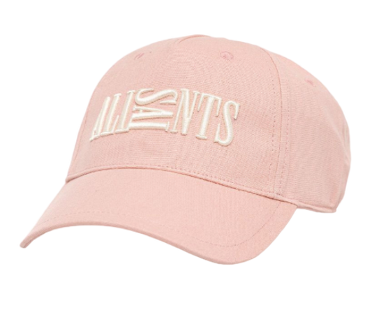 ALLSAINTS OPPOSE EMBROIDERED LOGO BASEBALL CAP 'PINK'