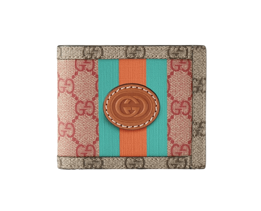 GUCCI BI FOLD CANVAS WALLET