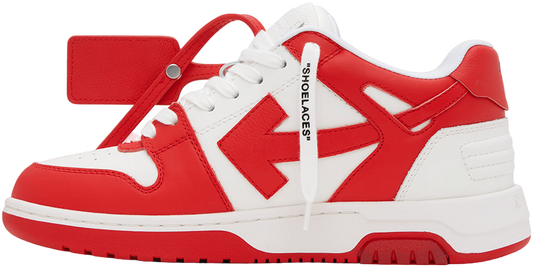 OFF-WHITE Out Of Office Sneakers 'Red White'