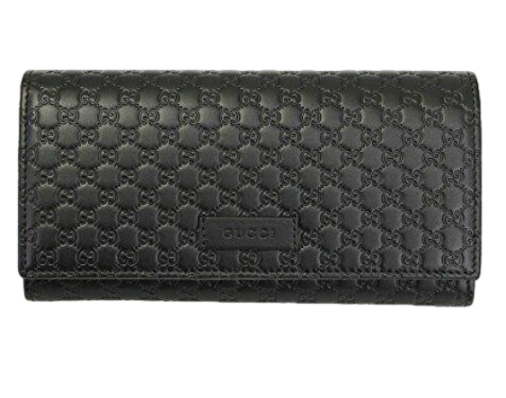 GUCCI MICRO GUCCISSIMA LONG WALLET 'BLACK'