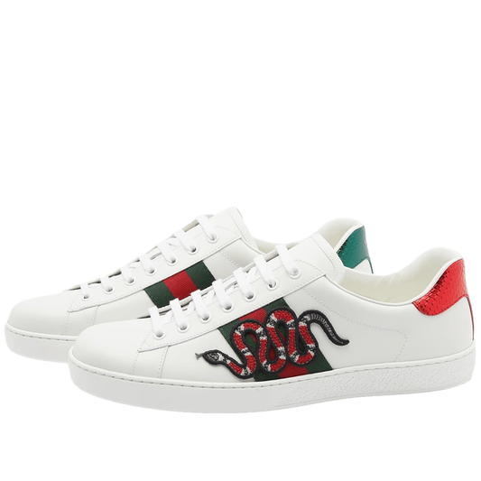 GUCCI ACE EMBROIDERED SNEAKER 'SNAKE'