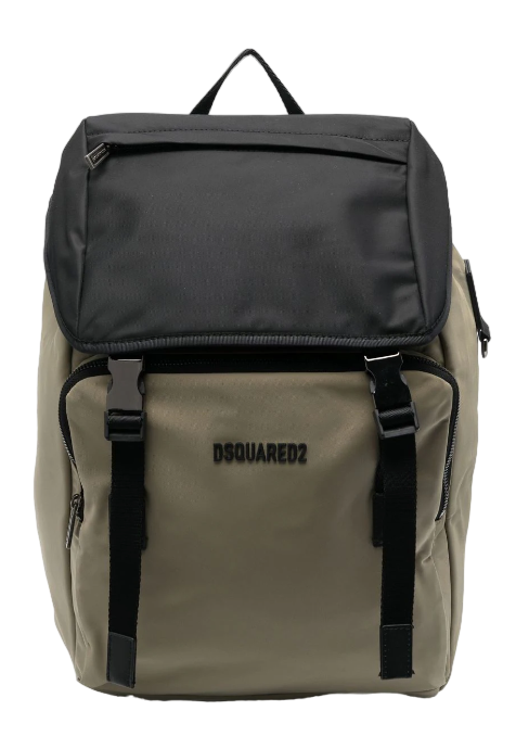 Dsquared2 logo applique drawstring backpack